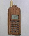 Drewniany telefon