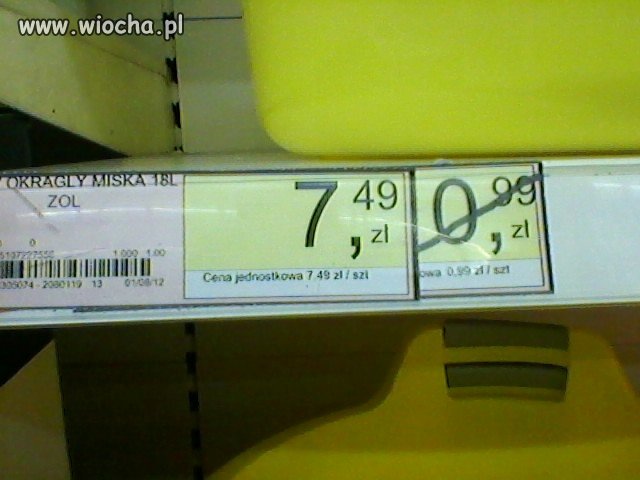 Okrągły miska zol