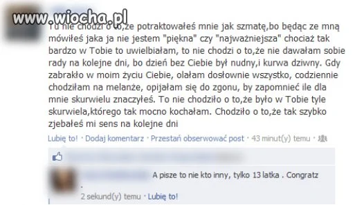 13 latki XXI wieku...
