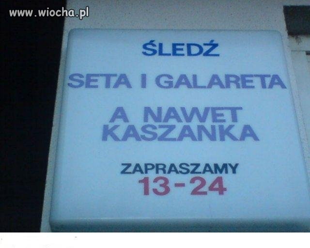 Czyli tradycyjnie