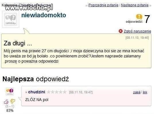 Jakie pytanie 