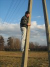 Słitt focia ... na słupie elektrycznym