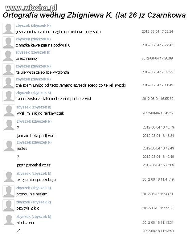 Zbyszek K. z Czarnkowa
