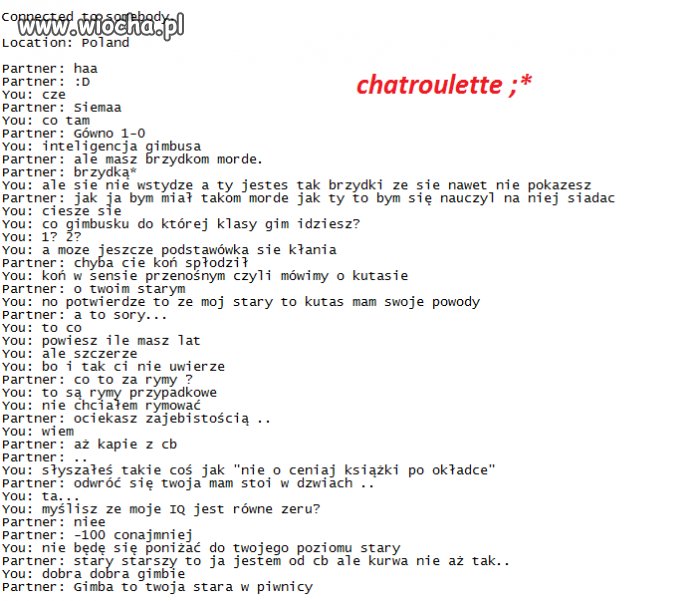 Polacy na chatroulette
