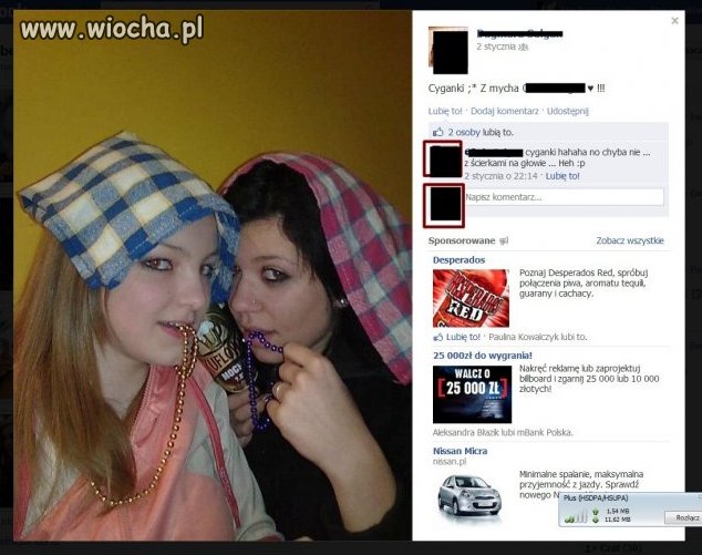 Jest kuflowe, chusty na głowie też - jest wiocha.