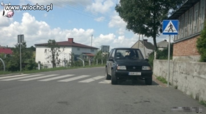 Super miejsce na zaparkowanie ...