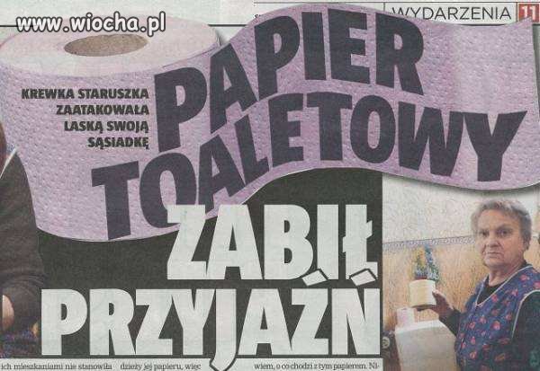 Papier toaletowy... 