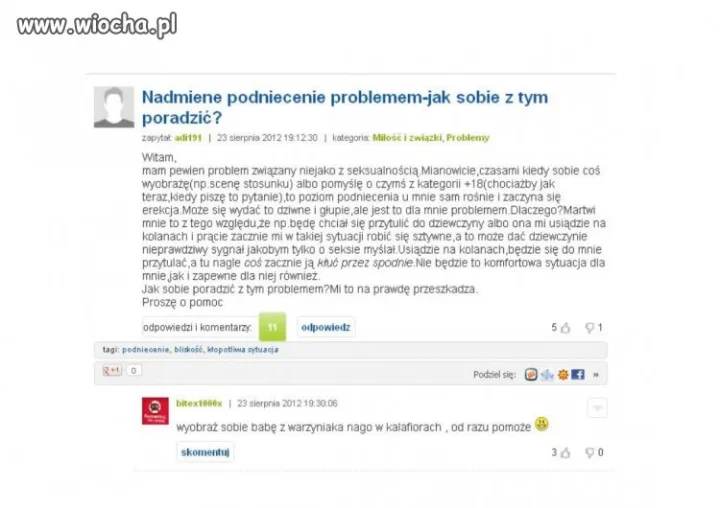 Nadmierne podniecenie ?