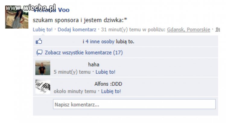 Ta dziewczynka ma 15 lat.