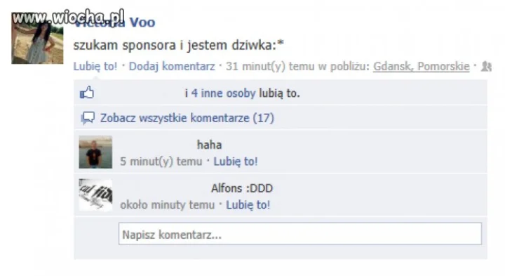 Ta dziewczynka ma 15 lat.