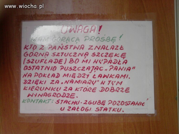 Na pokładzie statku.