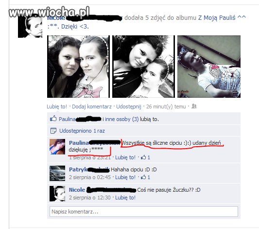 "wszystkie są śliczne cipciu"
