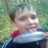 Ciekawe czy mu smakuje ... 