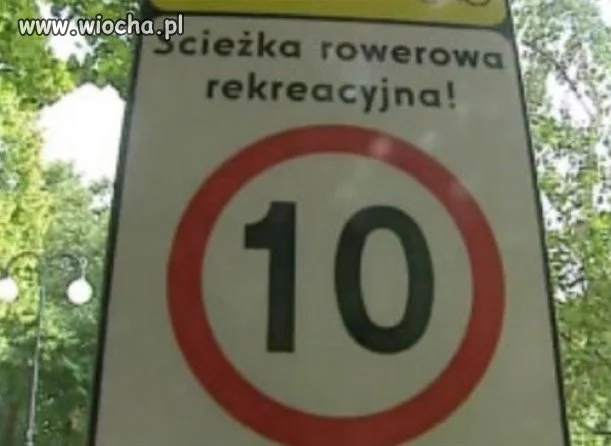 Nie więcej niż 10 km/h