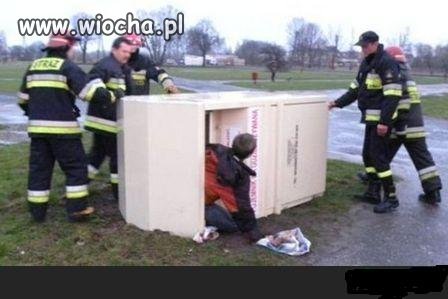 No to wpadł
