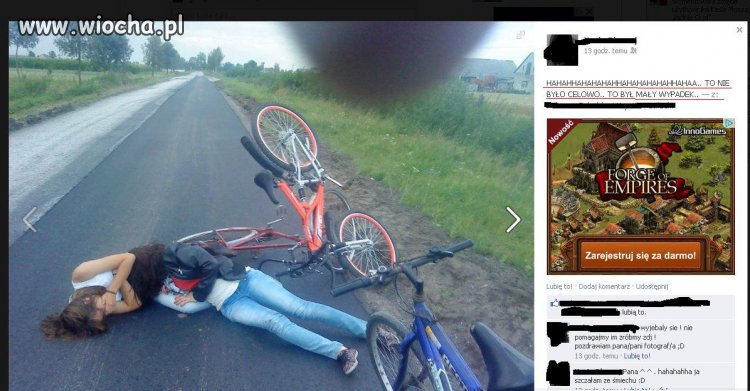 Opis pod zdj. Haha to nie było celowo mały wypadek