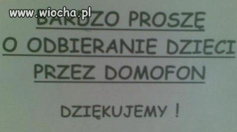 Odbieranie dzieci.