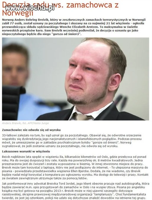 Zabił 77 osób