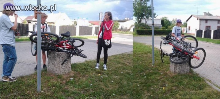 Bo Papierosem i rowerami w śmietniku 