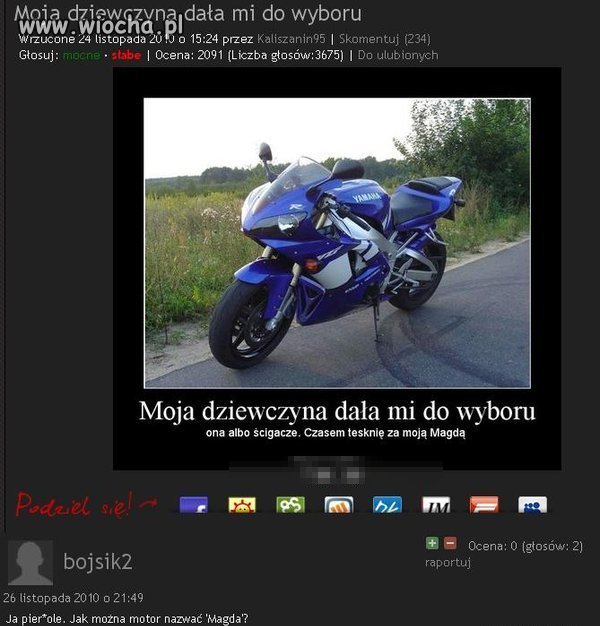 Myślałam że padnę po przeczytaniu komenta