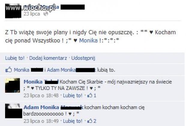 Osobiście, do zakochanych nic nie mam