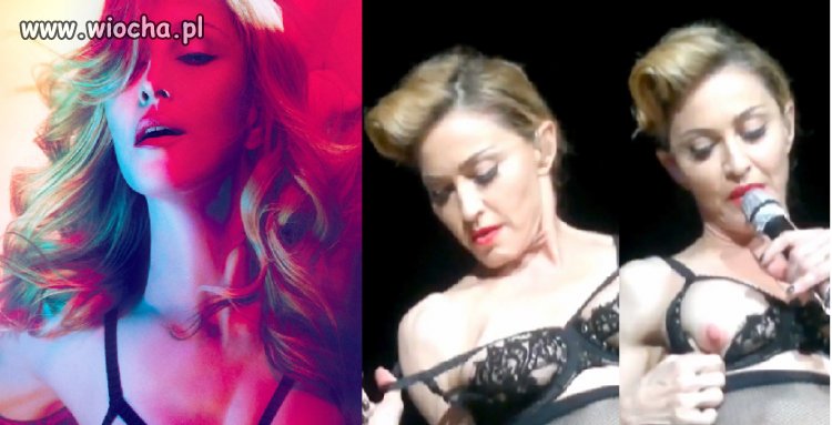Madonna - w teledysku pełny retusz. a na żywo?