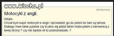 Może nie będzie mu to przeszkadzało