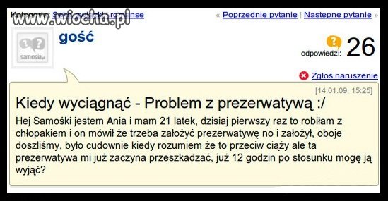 Kiedy należy WYCIĄGNĄĆ prezerwatywę pyta dziewica