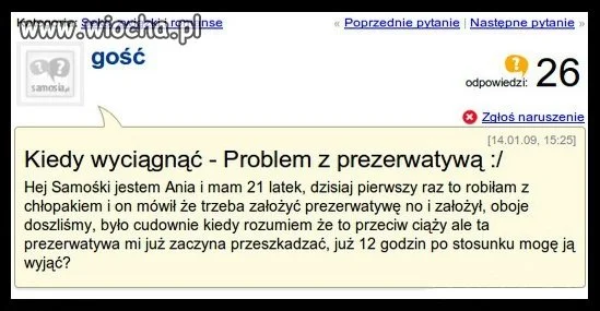 Kiedy należy WYCIĄGNĄĆ prezerwatywę pyta dziewica