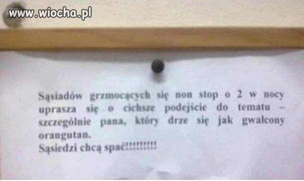Sąsiedzka prośba