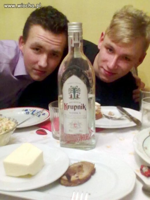 Szpan z  wódką 