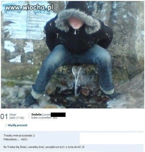 On udaje idiotę
