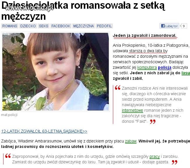 Wiocha dla naszego gatunku
