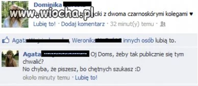 Gorąca szesnastka lubi trójkąciki z czarnoskórymi.