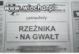 Rzeźnika na gwałt 