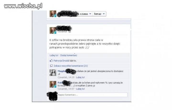 6 szwów...