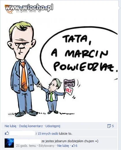 Tata a Marcin powiedział