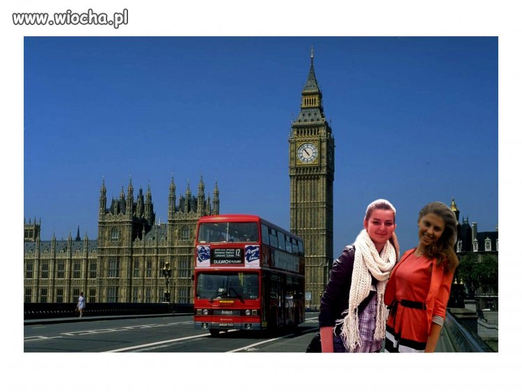 Podpis: my na wakacjach w Londynie