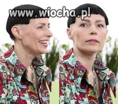 Frzura pewnej pani  z programów w Kuchnia+