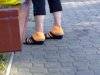 Kobieta chciała być modna