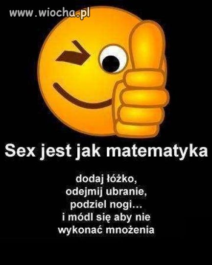 Sex jak matematyka 
