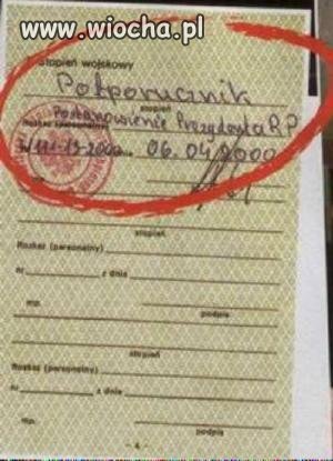 Nowy stopień w wojsku
