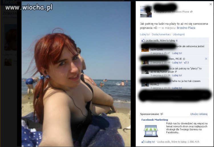 Znalezione na FB, jak jej się poprawia samoocena...