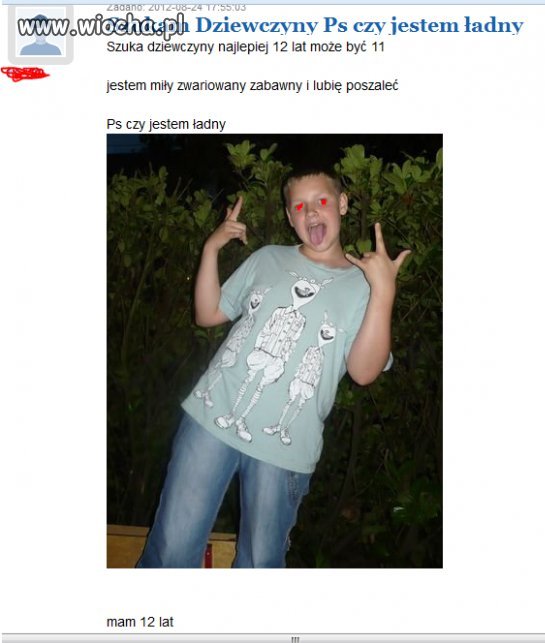 Nie rozumiem dzieciaka...