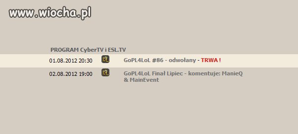 Odwołany, ale trwa...