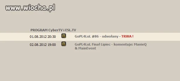 Odwołany, ale trwa...