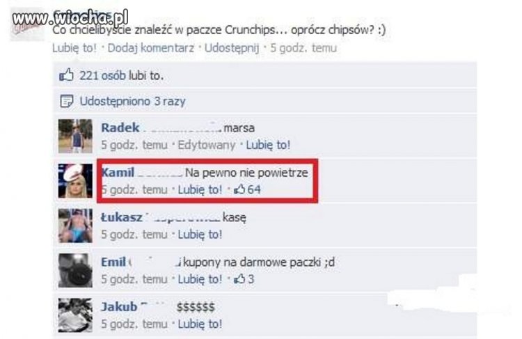 Crunchips pyta...konsumenci odpowiadają...