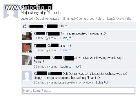 ,Oh umyłam nogi...