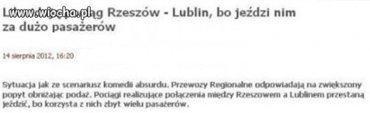 Kraj "mądrych" rozwiązań.