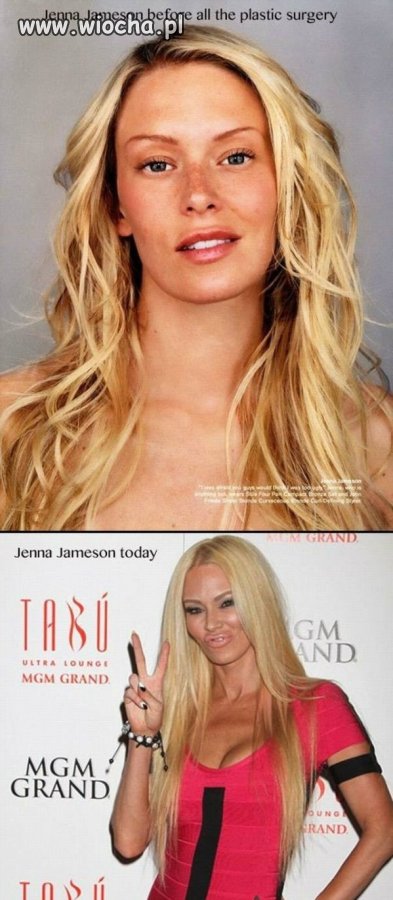 Jenna Jameson - kiedyś i dzisiaj 